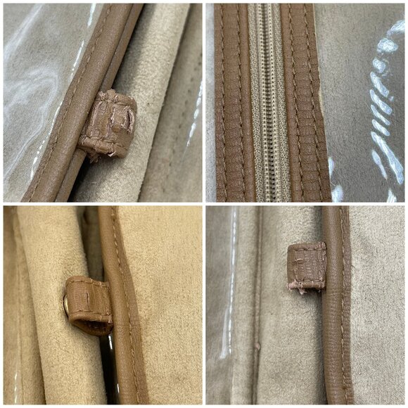 Stella & Dot Travel Bag FLAWS Chevron Stripes Jewelry Makeup Toiletries Pink - Picture 7 of 16